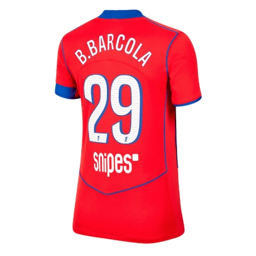 Billige Fotballdrakt Paris Saint-Germain Bradley Barcola #29 Replika Tredjedrakt Dame 2025-26 Kortermet Billige Fotballdrakt Paris Saint-Germain Bradley Barcola #29 Replika Tredjedrakt Dame 2025-26 Kortermet